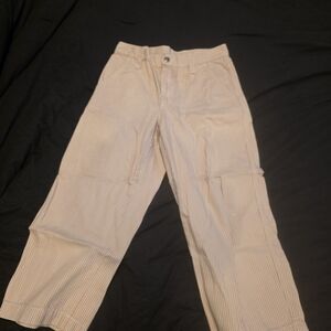 Marc Jacobs Men's Cream Striped Corduroy Pants